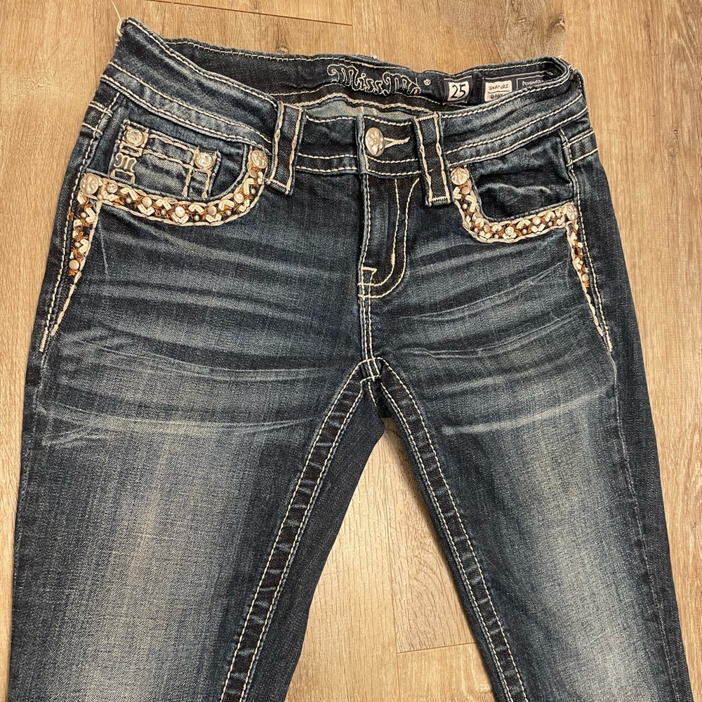 Miss Me Women's Boot Cut Jeans - Indigo 25 - Picture 13 of 16